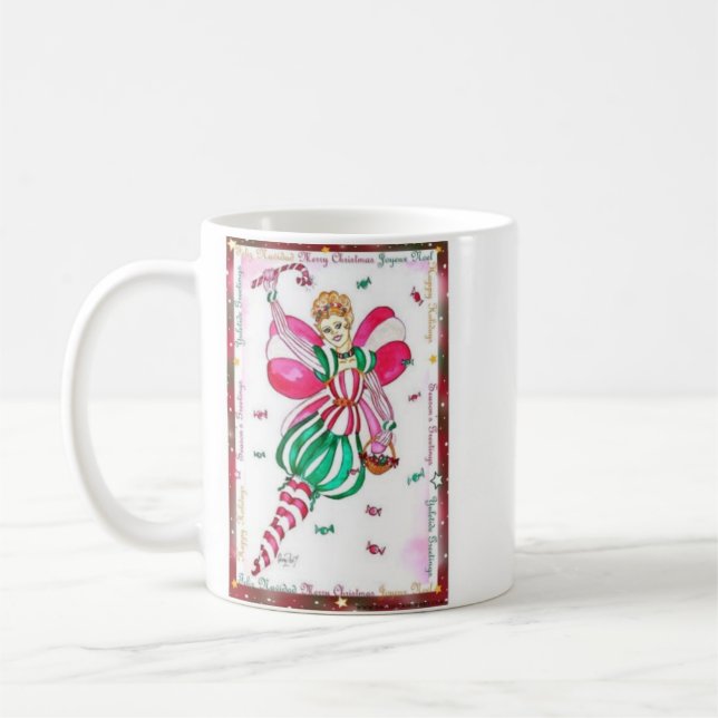 Café Caneca da fada do bastão de doces (Esquerda)