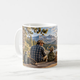 Café Caneca da Família de Pesca do Melhor Pai do Mundo