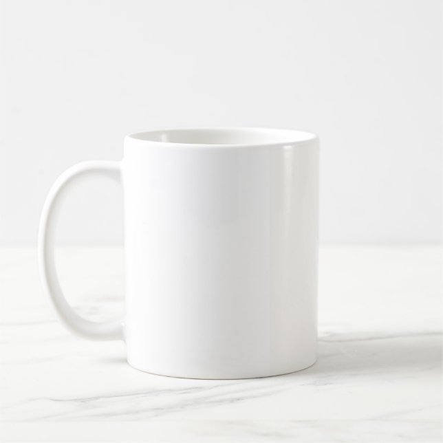 Café Caneca da Fase da Lua de Natal - Branco e Verde (Esquerda)