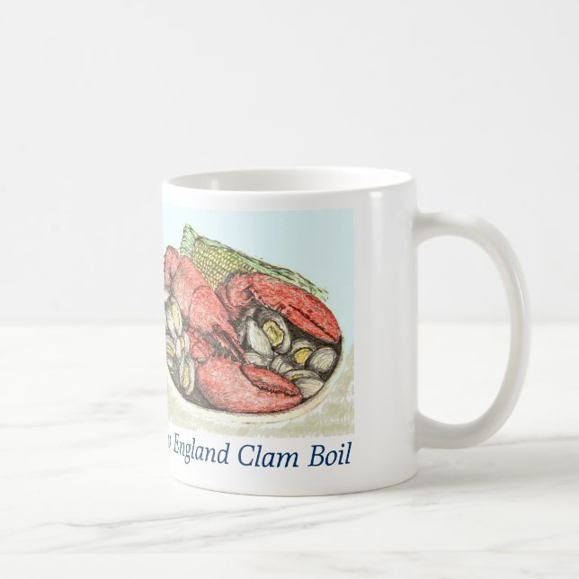CAFÉ CANECA DA FERVURA DOS MOLUSCOS DE NOVA INGLATERRA (Direita)
