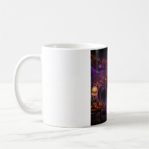 Café Caneca da Festa de Gala Assombrada de Halloween 🎃