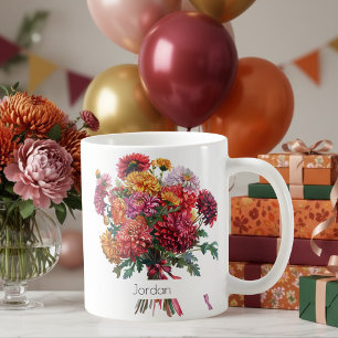 Café Caneca da Flor de Nascimento de Novembro   Crisânt