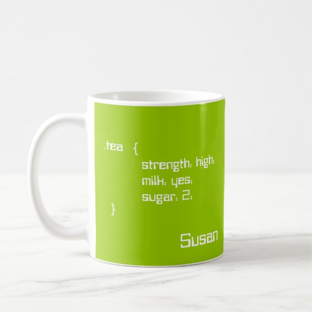 Café Caneca da folha de estilo da conexão em cascata do (Esquerda)
