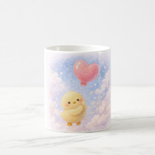 Café Caneca da Franga Alma Fofa com Balão de Coração