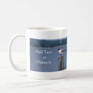 Café Caneca da gaivota de riso