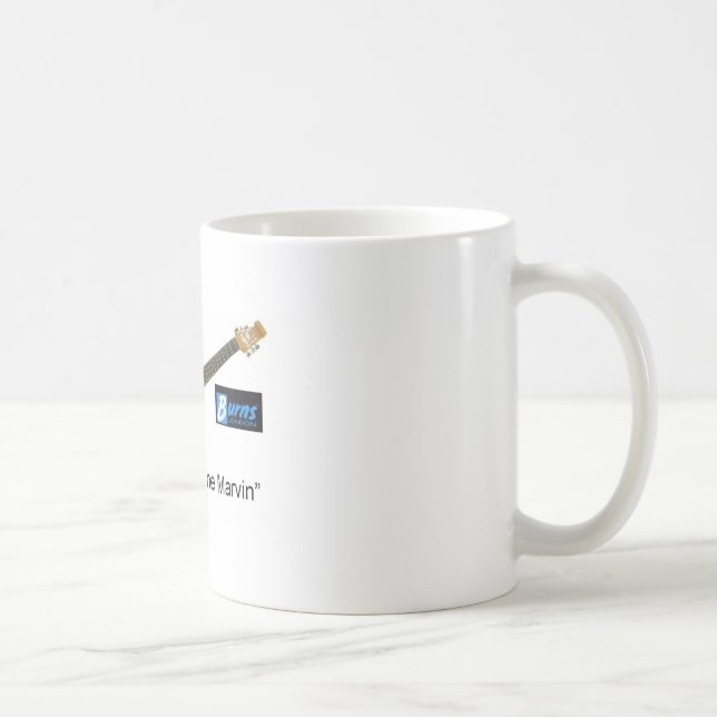 Café Caneca da guitarra de Hank Marvin das queimaduras (Direita)