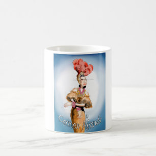 Café Caneca da ilustração de Carman Miranda