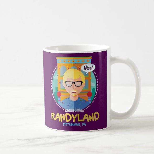 Café Caneca da ilustração de Randy Gilson (Direita)