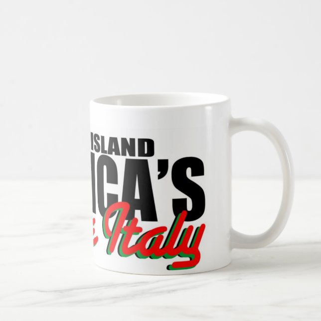 Café Caneca da Italia de América pouca (Direita)