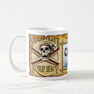 Café Caneca da loja do surf de Costa Rica
