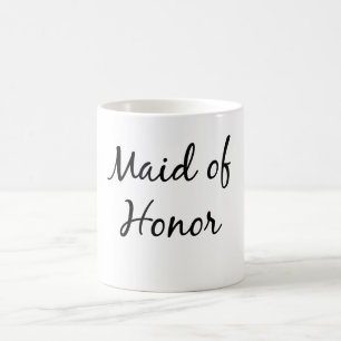Café Caneca da madrinha de casamento