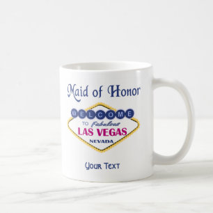 Café Caneca da madrinha de casamento de Las Vegas