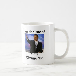 Café Caneca da mágica de Obama '08 do voto