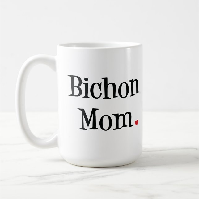 Café Caneca da mamã de Bichon (Esquerda)