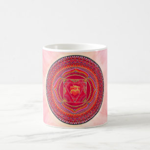 Café Caneca da mandala de Chakra da raiz