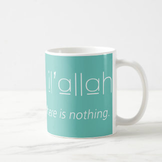 Café Caneca da mantra de Illaha Il'Allah do La