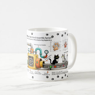 Café Caneca da Máquina de Montagem de Gatos Engraçados