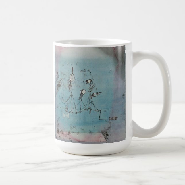 Café Caneca da máquina de Paul Klee Twittering (Direita)
