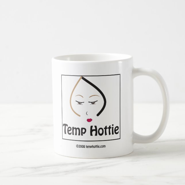 Café Caneca da menina de Hottie do Temp (Direita)
