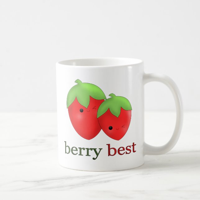 Café Caneca da morango de Kawaii (Direita)