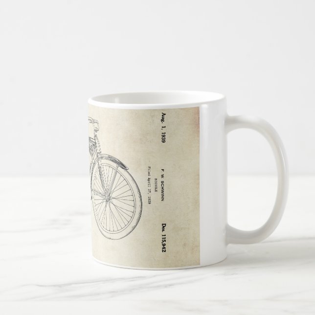 Café Caneca da patente da bicicleta de Schwinn (Direita)