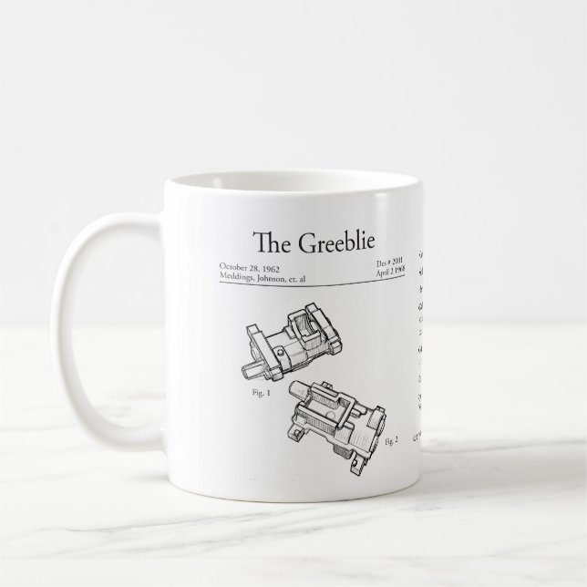 Café Caneca da patente de Greeblie (Esquerda)
