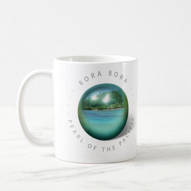 Café Caneca da pérola de Bora Bora (Esquerda)