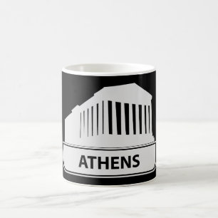 Café Caneca da piscina de Atenas