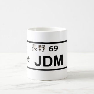 Café Caneca da placa de JDM