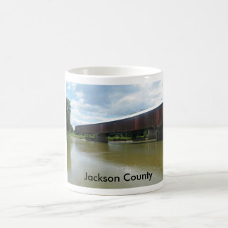 Café Caneca da ponte coberta do Condado de Jackson