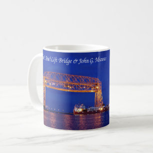 Café Caneca da ponte & do John G. Munson de elevador de