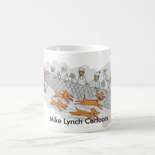 Café Caneca da raça de cão de trenó