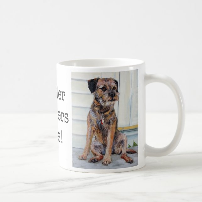 Café Caneca da regra dos terrier de beira (Direita)