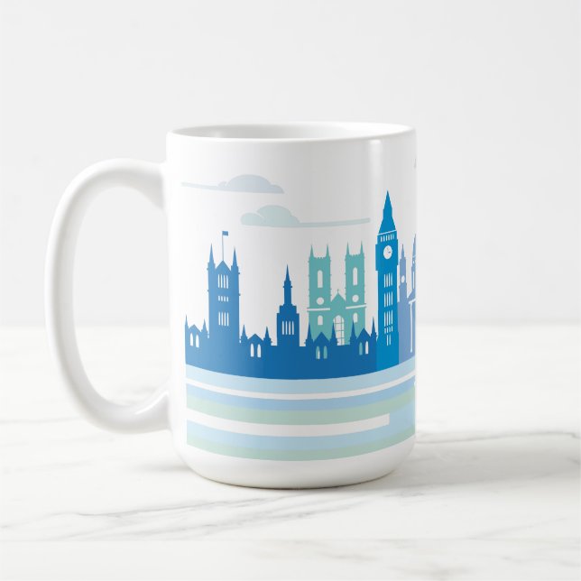 Café Caneca da Silhueta de Londres (Esquerda)