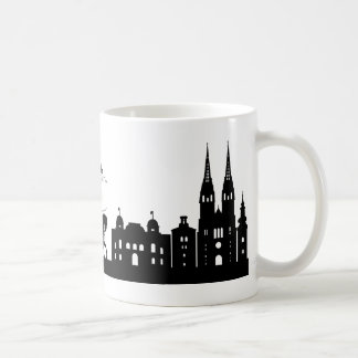 Café Caneca da silhueta de Zagreb