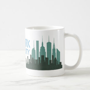 Café Caneca da skyline da liberdade de NYC