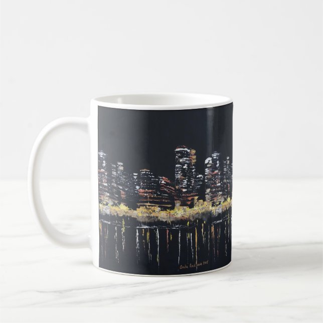 Café Caneca da skyline de Banguecoque (Esquerda)