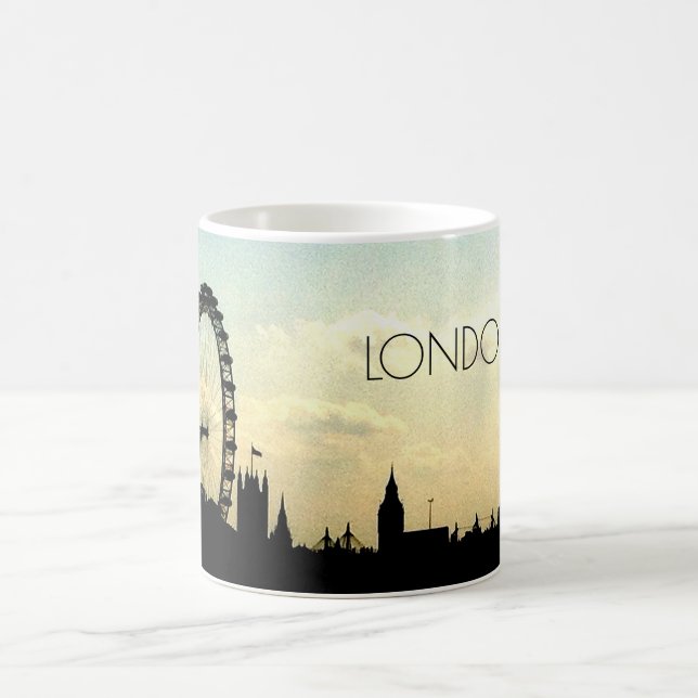 Café Caneca da skyline do olho de Londres (Centro)