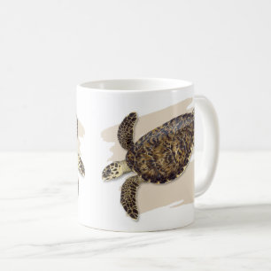 Café Caneca da tartaruga de mar de Hawksbill