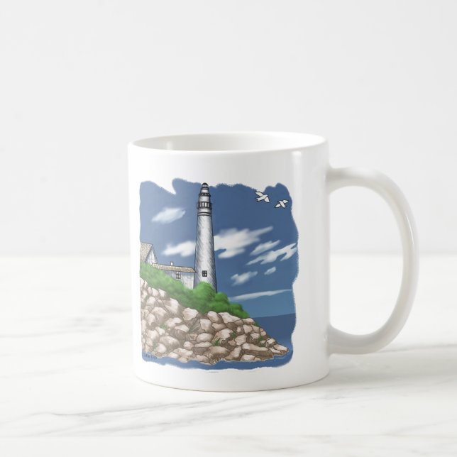 Café caneca da torre de luz de Manitou (Direita)