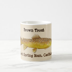 Café Caneca da truta de Brown