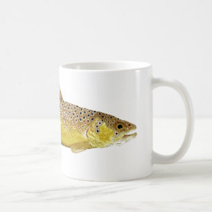 Café Caneca da truta de Brown