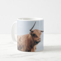 Caneca da vaca das montanhas de "Angus"