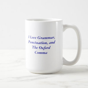 Café Caneca da vírgula de Oxford