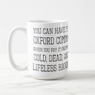 Café Caneca da vírgula de Oxford