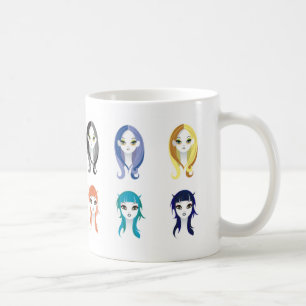 Café Caneca das bonecas de Techno