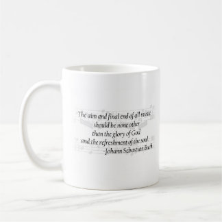 Café Caneca das citações de Bach
