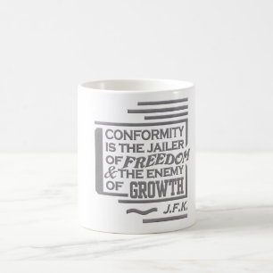 Café Caneca das citações de JFK - escolha o estilo & 