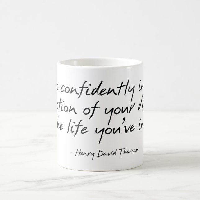Café Caneca das citações de Thoreau (Centro)
