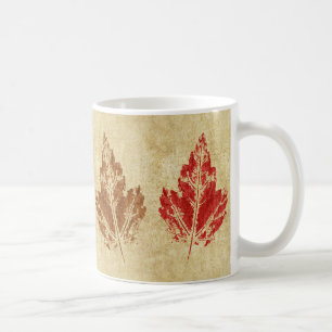 Café Caneca das folhas de outono